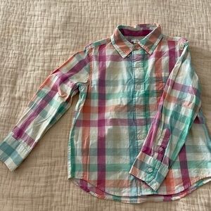 Crewcuts button down boys size 4